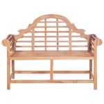 Casa si Gradina - Gradina si terasa - Mobilier exterior - Bancute de gradina - Banca de gradina, 127x58,5x92,5 cm, lemn masiv de tec - Infinity.ro