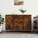 Casa si Gradina - Mobilier - Comode si corpuri - Comode - Servanta, stejar fumuriu, 104x35x70 cm, lemn prelucrat - Infinity.ro