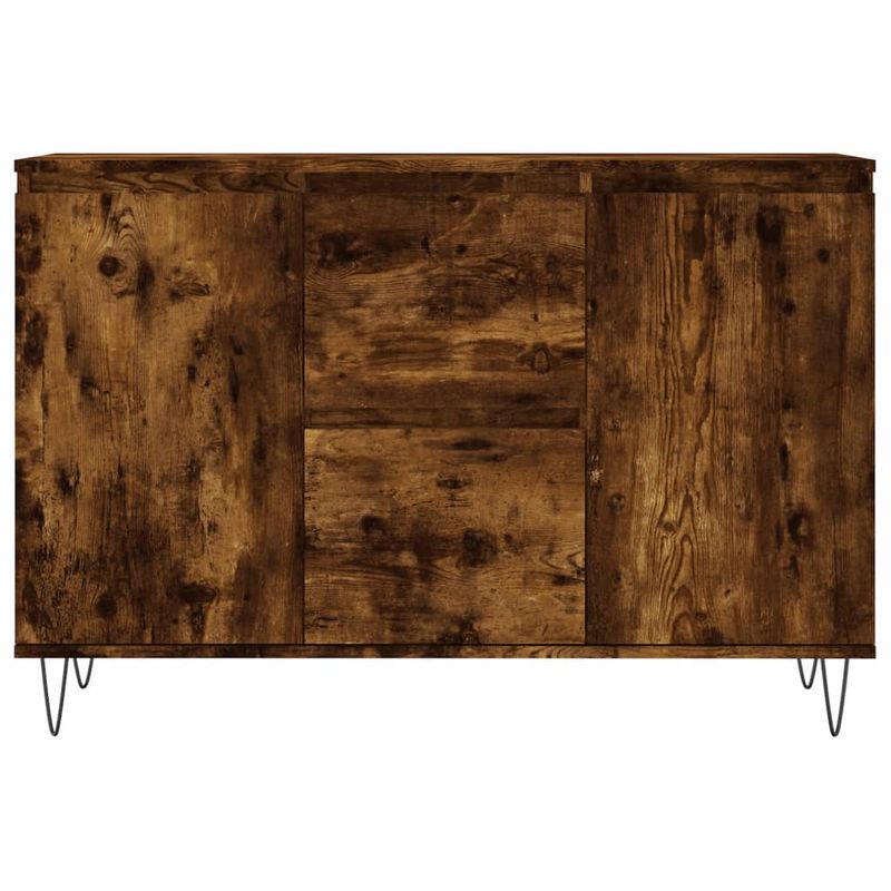 Casa si Gradina - Mobilier - Comode si corpuri - Comode - Servanta, stejar fumuriu, 104x35x70 cm, lemn prelucrat - Infinity.ro