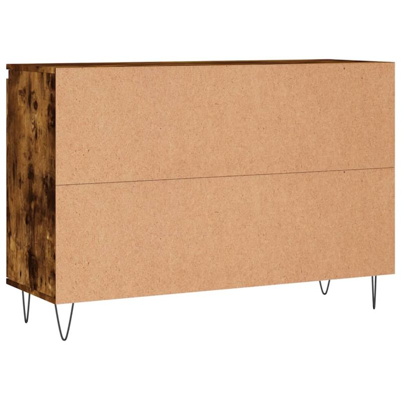Casa si Gradina - Mobilier - Comode si corpuri - Comode - Servanta, stejar fumuriu, 104x35x70 cm, lemn prelucrat - Infinity.ro