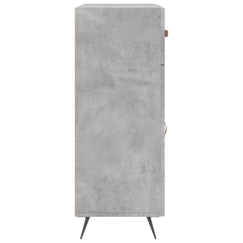 Casa si Gradina - Mobilier - Comode si corpuri - Comode - Servanta, gri beton, 69,5x34x90 cm, lemn compozit - Infinity.ro