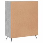 Casa si Gradina - Mobilier - Comode si corpuri - Comode - Servanta, gri beton, 69,5x34x90 cm, lemn compozit - Infinity.ro