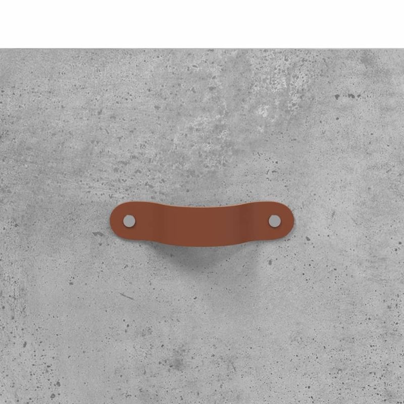 Casa si Gradina - Mobilier - Comode si corpuri - Comode - Servanta, gri beton, 69,5x34x90 cm, lemn compozit - Infinity.ro