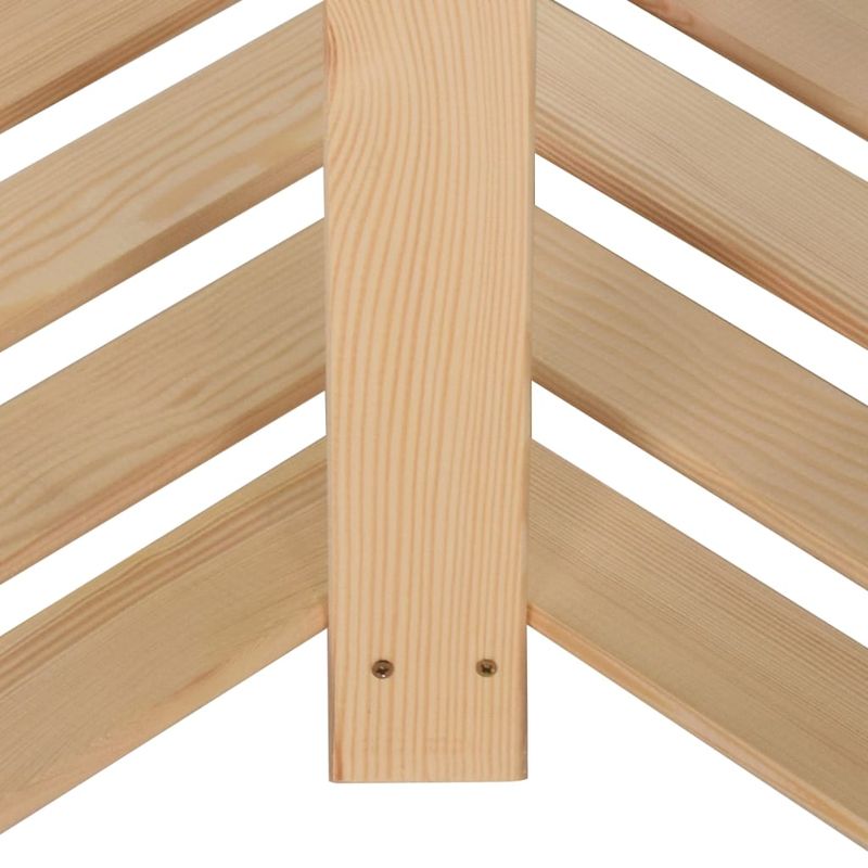 Casa si Gradina - Mobilier - Biblioteci si rafturi - Rafturi - Raft depozitare de colt 5 niveluri, 82,5x82,5x170 cm, lemn pin - Infinity.ro