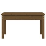 Casa si Gradina - Gradina si terasa - Mobilier exterior - Bancute de gradina - Banca de gradina, maro miere, 80x44x45 cm, lemn masiv de pin - Infinity.ro