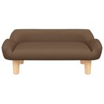 Casa si Gradina - Mobilier - Mobilier copii - Mobilier camera copiilor - Canapea pentru copii, maro, 70x40x24 cm, material textil - Infinity.ro