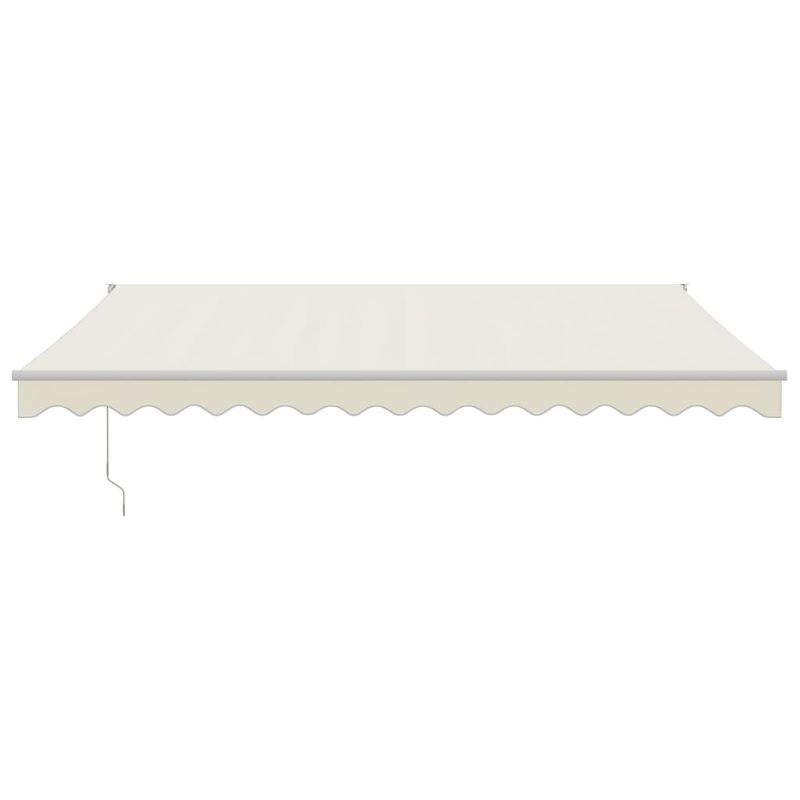 Casa si Gradina - Gradina si terasa - Umbrele si pavilioane - Umbrele - Copertina retractabila, crem, 4,5x3 m, textil si aluminiu - Infinity.ro