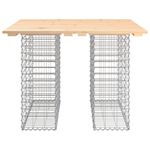 Casa si Gradina - Gradina si terasa - Mobilier exterior - Bancute de gradina - Banca de gradina, design gabion, 100x102x72cm, lemn masiv pin, mărime 102x100x72 cm - Infinity.ro
