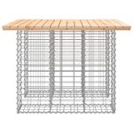 Casa si Gradina - Gradina si terasa - Mobilier exterior - Bancute de gradina - Banca de gradina, design gabion, 100x102x72cm, lemn masiv pin, mărime 102x100x72 cm - Infinity.ro