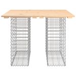 Casa si Gradina - Gradina si terasa - Mobilier exterior - Bancute de gradina - Banca de gradina, design gabion, 100x102x72cm, lemn masiv pin, mărime 102x100x72 cm - Infinity.ro