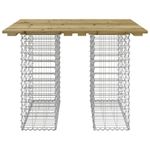 Casa si Gradina - Gradina si terasa - Mobilier exterior - Bancute de gradina - Banca gradina, design gabion, 102x100x72 cm, lemn pin impregnat - Infinity.ro