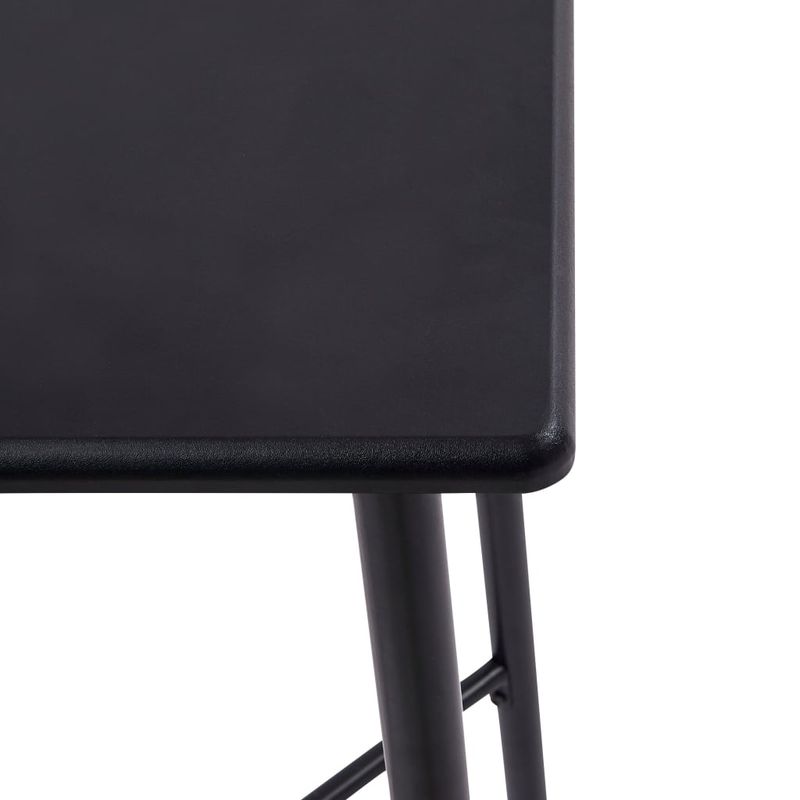 Casa si Gradina - Mobilier - Seturi de mobilier - Seturi bucatarie - Set mobilier de bar, 3 piese, negru, plastic - Infinity.ro