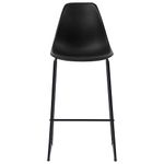 Casa si Gradina - Mobilier - Seturi de mobilier - Seturi bucatarie - Set mobilier de bar, 3 piese, negru, plastic - Infinity.ro