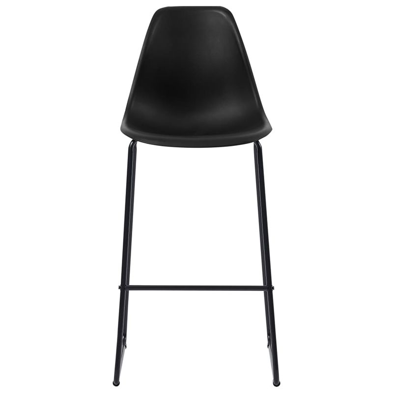 Casa si Gradina - Mobilier - Seturi de mobilier - Seturi bucatarie - Set mobilier de bar, 3 piese, negru, plastic - Infinity.ro