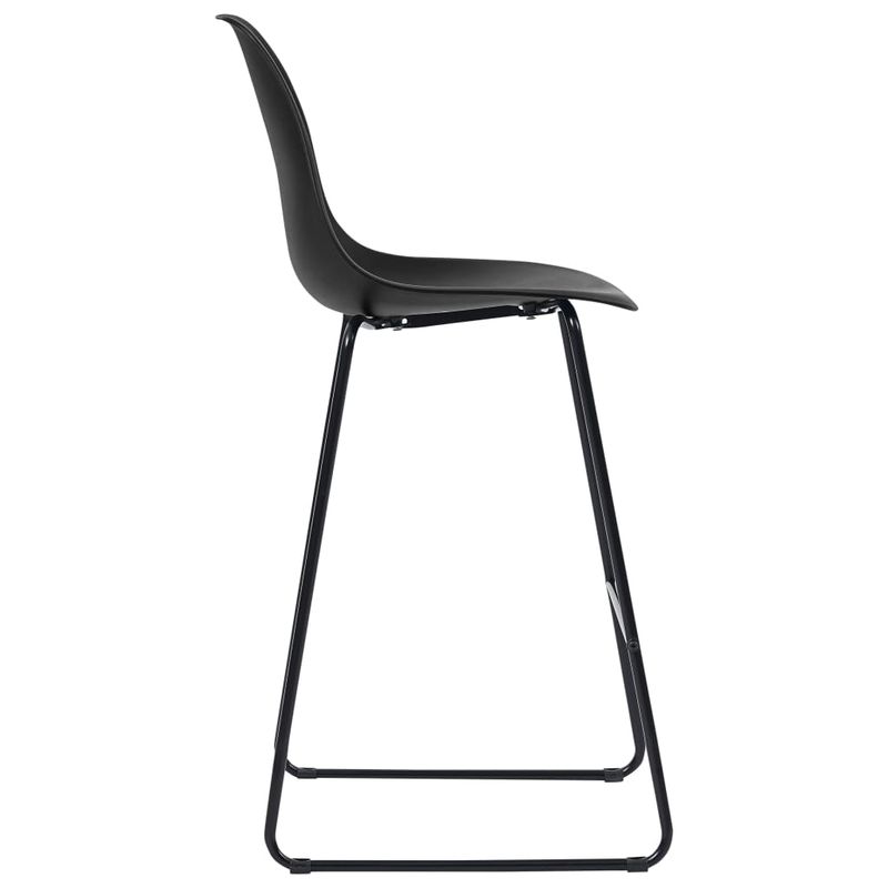 Casa si Gradina - Mobilier - Seturi de mobilier - Seturi bucatarie - Set mobilier de bar, 3 piese, negru, plastic - Infinity.ro