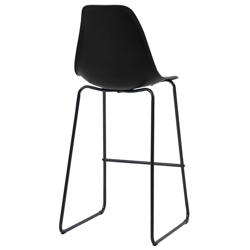 Casa si Gradina - Mobilier - Seturi de mobilier - Seturi bucatarie - Set mobilier de bar, 3 piese, negru, plastic - Infinity.ro