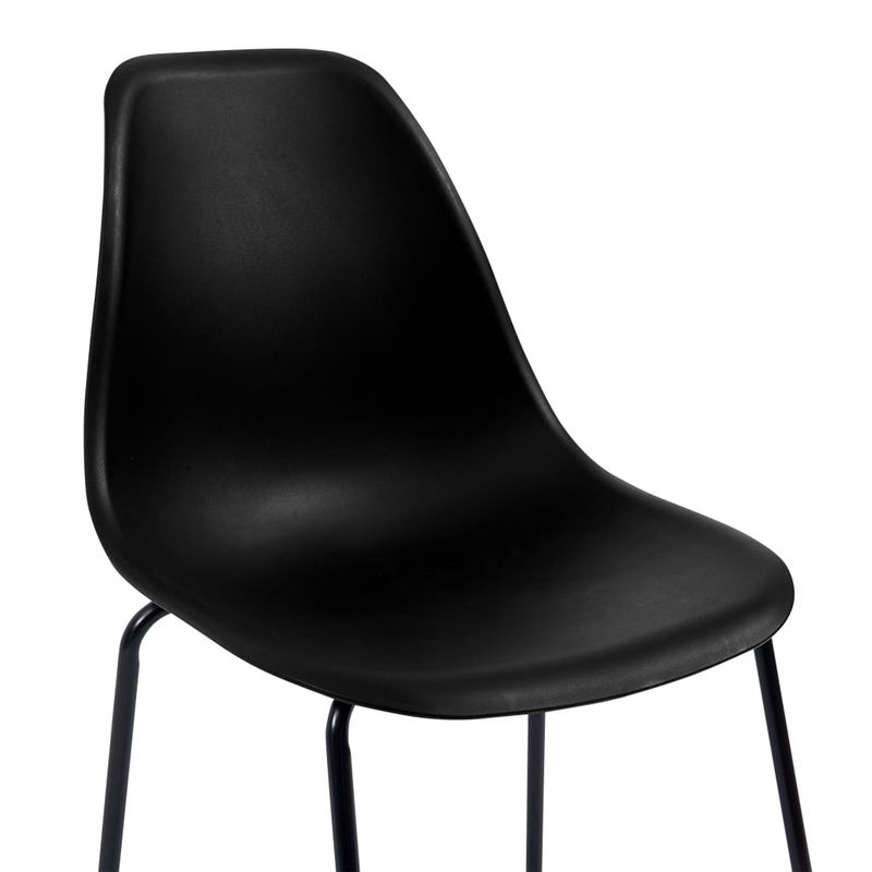 Casa si Gradina - Mobilier - Seturi de mobilier - Seturi bucatarie - Set mobilier de bar, 3 piese, negru, plastic - Infinity.ro