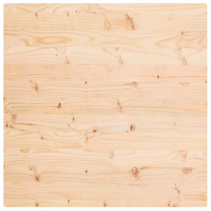 Casa si Gradina - Mobilier - Feronerie si accesorii mobila - Blat de masa, 80x80x2,5 cm, lemn masiv de pin, patrat - Infinity.ro