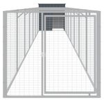 Petshop - Accesorii petshop - Culcusuri si custi - Custi interior si exterior - Cusca caine cu tarc antracit 110x813x110 cm otel galvanizat - Infinity.ro