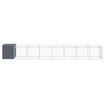 Petshop - Accesorii petshop - Culcusuri si custi - Custi interior si exterior - Cusca caine cu tarc antracit 110x813x110 cm otel galvanizat - Infinity.ro