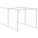 Petshop - Accesorii petshop - Culcusuri si custi - Custi interior si exterior - Cusca caine cu tarc antracit 110x813x110 cm otel galvanizat - Infinity.ro
