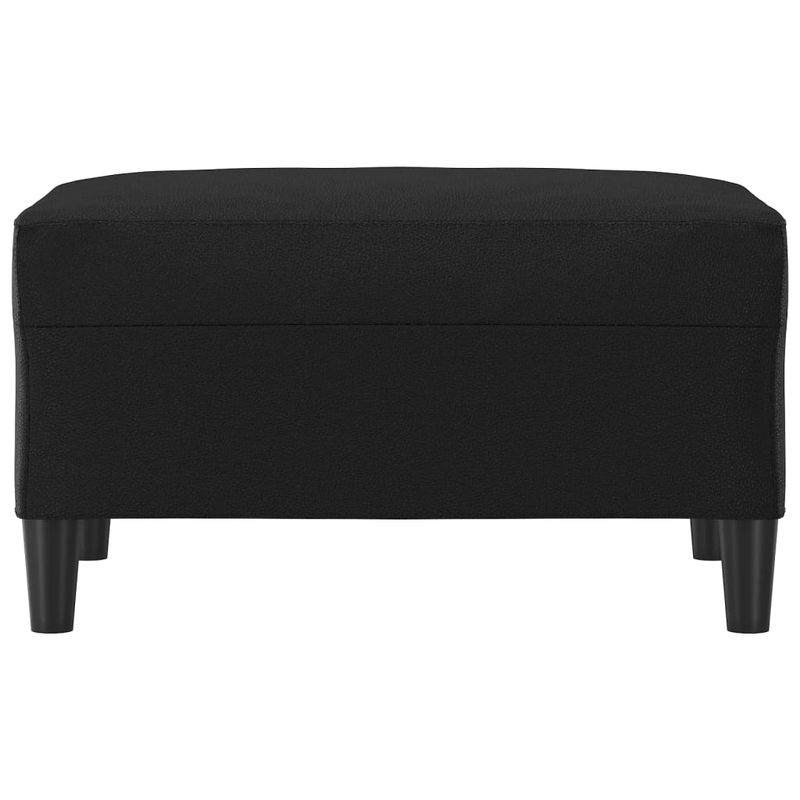 Casa si Gradina - Mobilier - Scaune si fotolii - Tabureti - Taburet, negru, 70x55x41 cm, piele ecologica - Infinity.ro