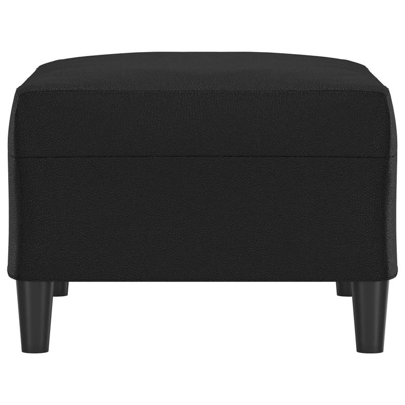 Casa si Gradina - Mobilier - Scaune si fotolii - Tabureti - Taburet, negru, 70x55x41 cm, piele ecologica - Infinity.ro