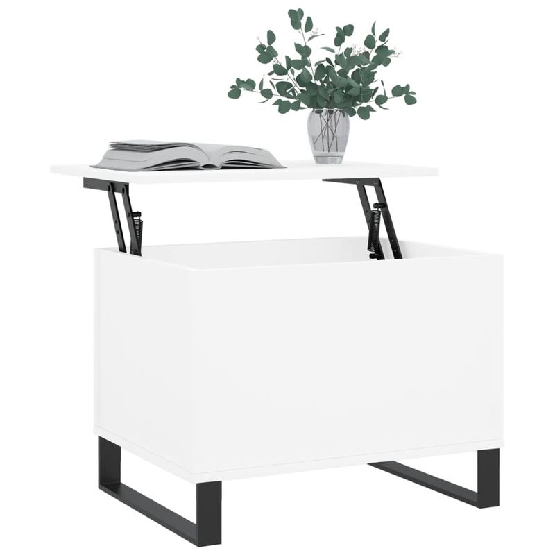 Casa si Gradina - Mobilier - Mese si birouri - Masute de cafea - Masuta de cafea, alb, 60x44,5x45 cm, lemn prelucrat - Infinity.ro