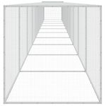 Petshop - Accesorii petshop - Culcusuri si custi - Custi interior si exterior - Cotet pui cu acoperis, antracit, 1003x98x90 cm, otel galvanizat - Infinity.ro