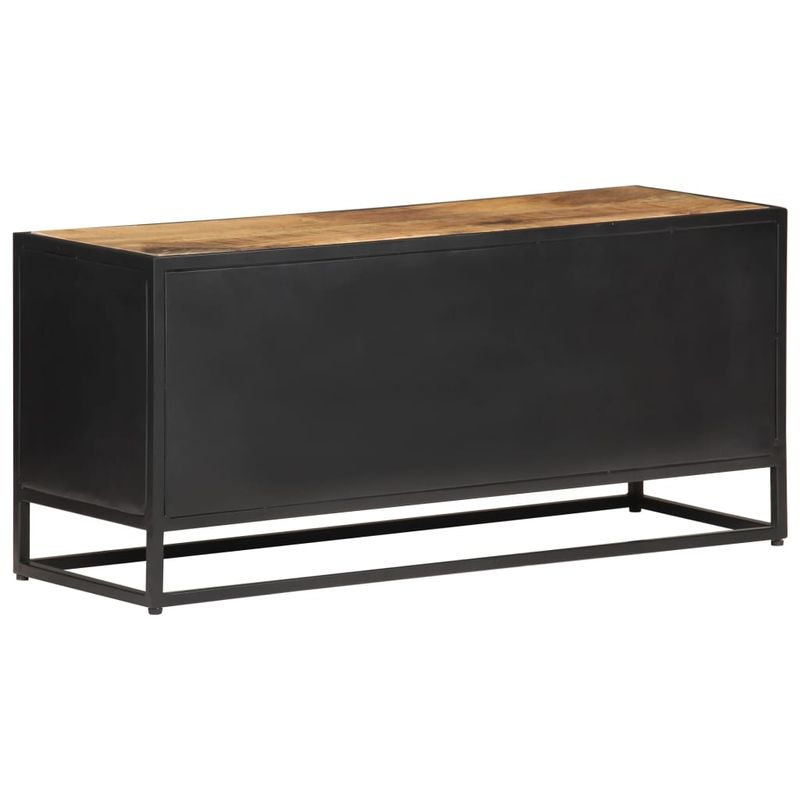 Casa si Gradina - Mobilier - Comode si corpuri - Comode - Comoda TV, 90x30x40 cm, lemn mango & trestie de zahar naturala - Infinity.ro