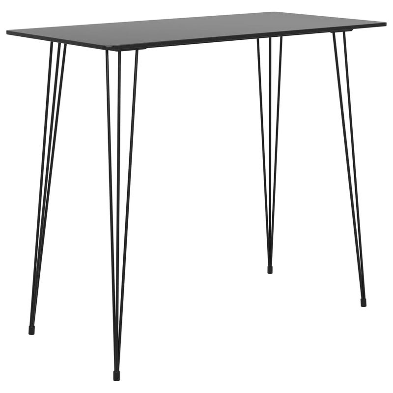 Casa si Gradina - Mobilier - Seturi de mobilier - Seturi bucatarie - Set mobilier de bar, 5 piese, negru si alb - Infinity.ro