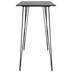 Casa si Gradina - Mobilier - Seturi de mobilier - Seturi bucatarie - Set mobilier de bar, 5 piese, negru si alb - Infinity.ro
