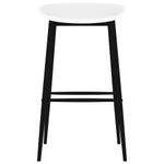 Casa si Gradina - Mobilier - Seturi de mobilier - Seturi bucatarie - Set mobilier de bar, 5 piese, negru si alb - Infinity.ro