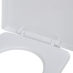 Casa si Gradina - Sanitare - Obiecte sanitare - Accesorii vase de toaleta - Capace WC cu inchidere silentioasa, 2 buc., alb, plastic - Infinity.ro