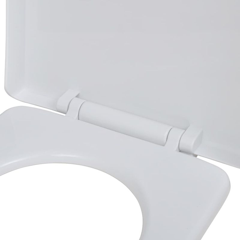 Casa si Gradina - Sanitare - Obiecte sanitare - Accesorii vase de toaleta - Capace WC cu inchidere silentioasa, 2 buc., alb, plastic - Infinity.ro