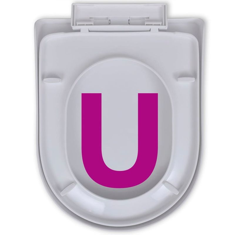 Casa si Gradina - Sanitare - Obiecte sanitare - Accesorii vase de toaleta - Capace WC cu inchidere silentioasa, 2 buc., alb, plastic - Infinity.ro