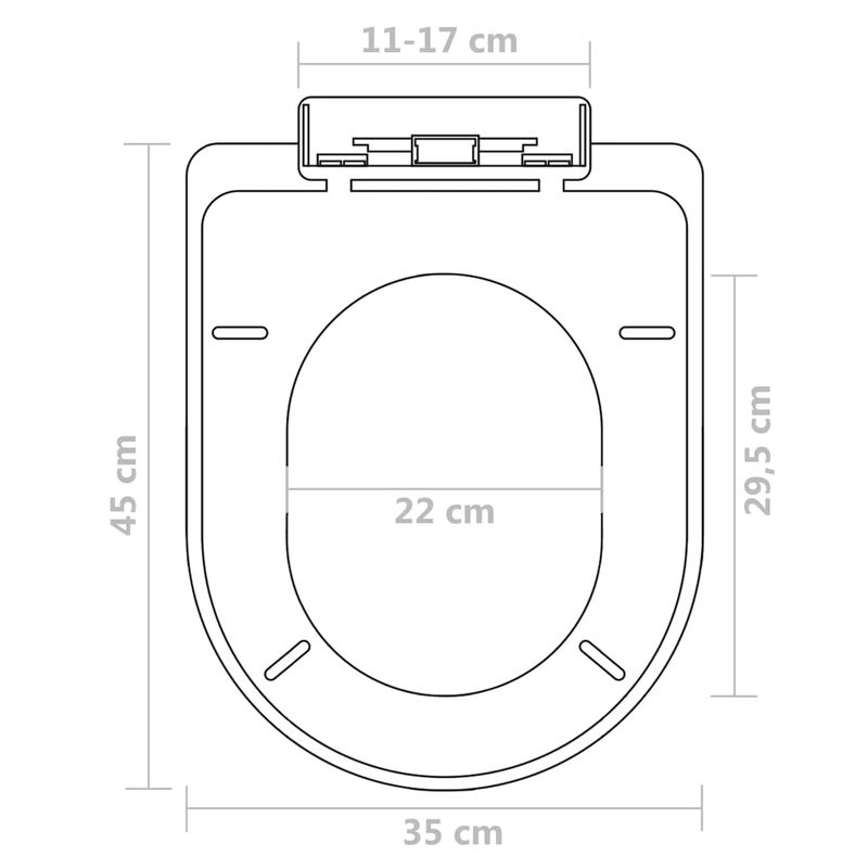 Casa si Gradina - Sanitare - Obiecte sanitare - Accesorii vase de toaleta - Capace WC cu inchidere silentioasa, 2 buc., alb, plastic - Infinity.ro