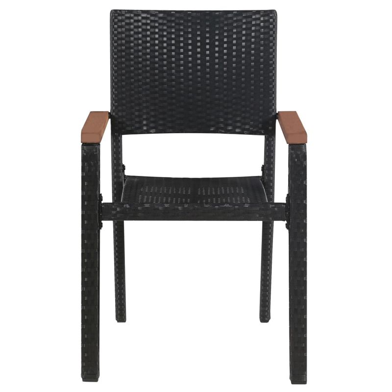 Casa si Gradina - Gradina si terasa - Mobilier exterior - Seturi mobila gradina - Set de masa pentru gradina, 3 piese, negru - Infinity.ro