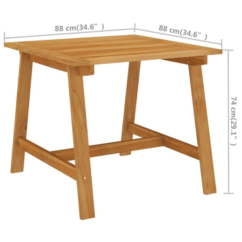 Casa si Gradina - Gradina si terasa - Mobilier exterior - Seturi mobila gradina - Set de masa pentru gradina, 3 piese, negru - Infinity.ro