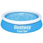 Casa si Gradina - Gradina si terasa - Piscine si accesorii - Piscine - Bestway Piscina gonflabila Fast Set, albastru, 183x51 cm, rotunda - Infinity.ro