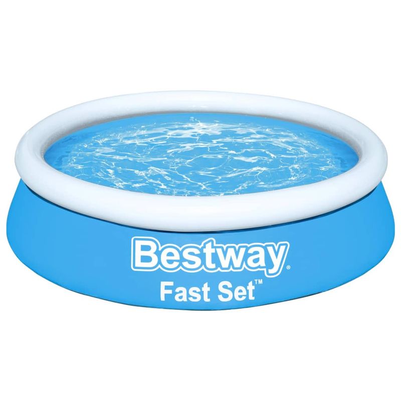 Casa si Gradina - Gradina si terasa - Piscine si accesorii - Piscine - Bestway Piscina gonflabila Fast Set, albastru, 183x51 cm, rotunda - Infinity.ro