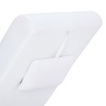 Casa si Gradina - Mobilier - Scaune si fotolii - Fotolii - Sezlong de masaj cu perna, alb, piele artificiala - Infinity.ro