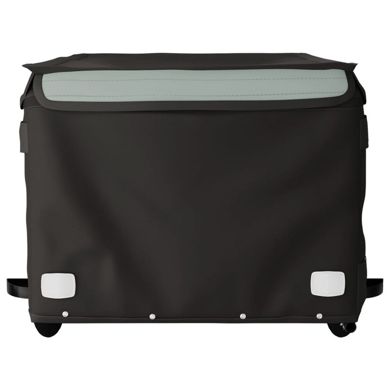 Sport si Outdoor - Ciclism - Accesorii pentru biciclete - Remorci biciclete - Remorca pentru biciclete, negru și gri, 45 kg, fier, mărime 134x69x59 cm - Infinity.ro