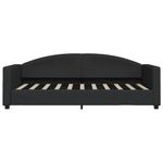 Casa si Gradina - Mobilier - Paturi si accesorii - Paturi - Cadru de pat, negru, 90x190 cm, material textil - Infinity.ro