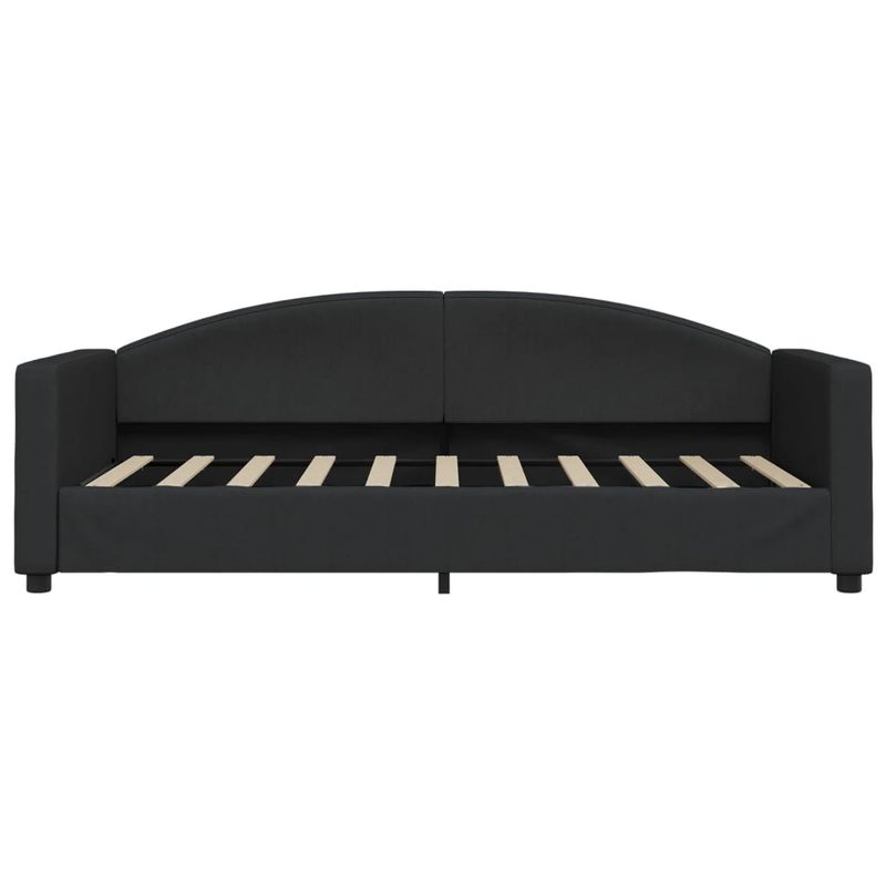 Casa si Gradina - Mobilier - Paturi si accesorii - Paturi - Cadru de pat, negru, 90x190 cm, material textil - Infinity.ro