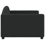 Casa si Gradina - Mobilier - Paturi si accesorii - Paturi - Cadru de pat, negru, 90x190 cm, material textil - Infinity.ro
