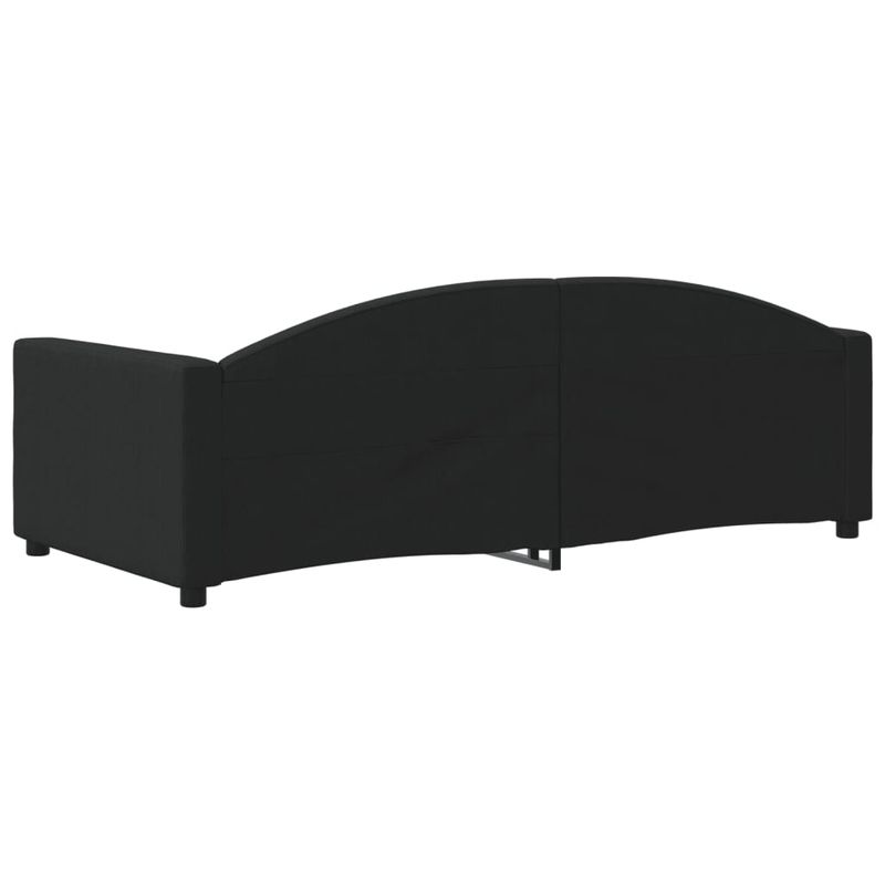 Casa si Gradina - Mobilier - Paturi si accesorii - Paturi - Cadru de pat, negru, 90x190 cm, material textil - Infinity.ro
