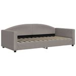 Casa si Gradina - Mobilier - Paturi si accesorii - Paturi - Pat de zi, gri taupe, 90x200 cm, material textil - Infinity.ro