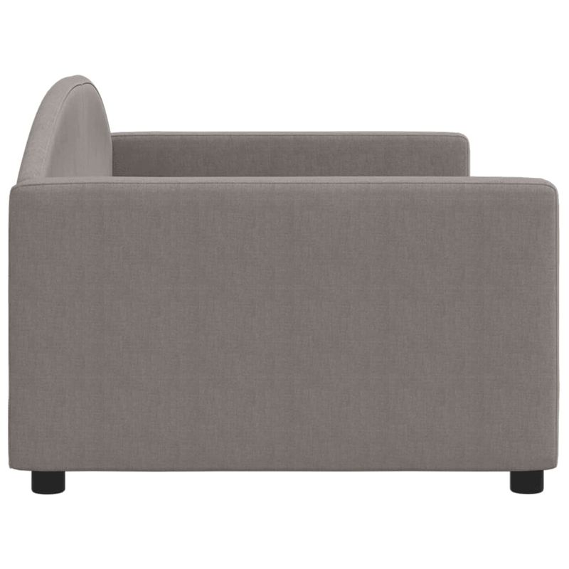 Casa si Gradina - Mobilier - Paturi si accesorii - Paturi - Pat de zi, gri taupe, 90x200 cm, material textil - Infinity.ro