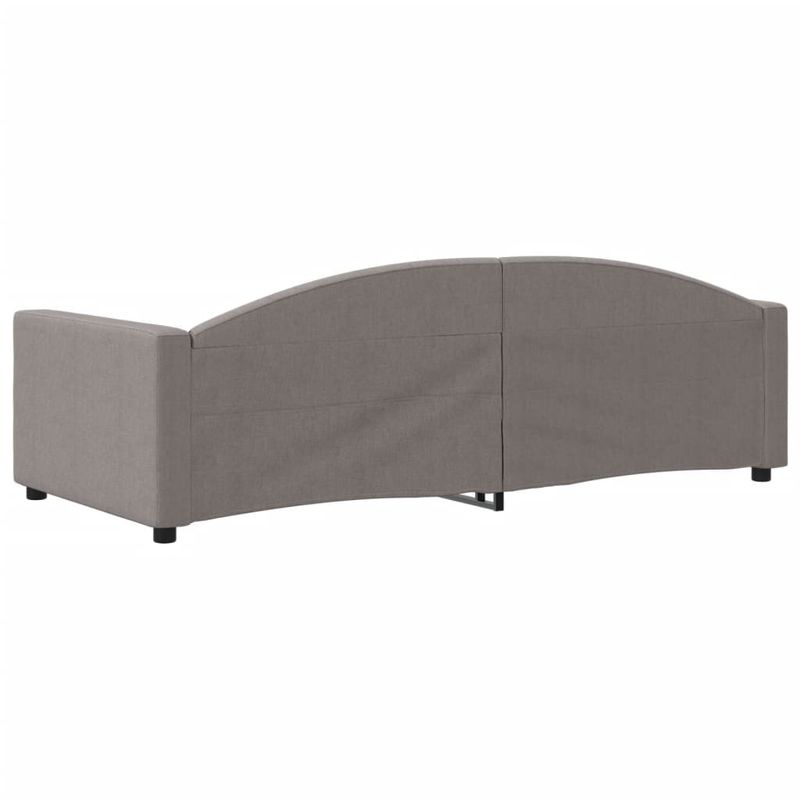 Casa si Gradina - Mobilier - Paturi si accesorii - Paturi - Pat de zi, gri taupe, 90x200 cm, material textil - Infinity.ro